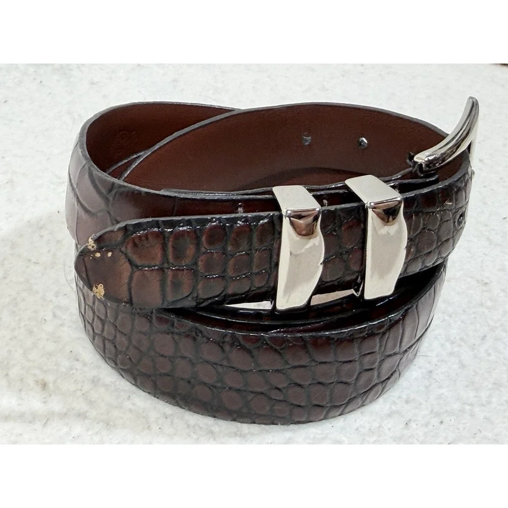 Paul‎ Fredrick Leather Belt Mens 50
